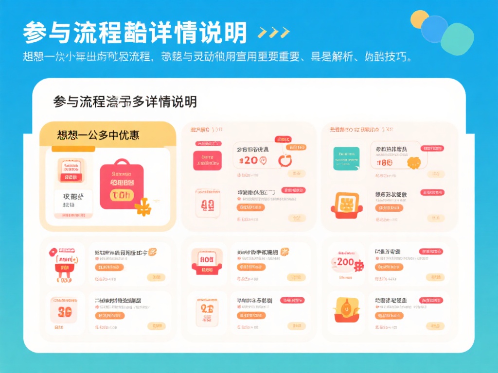 参与流程详细说明
想要从众多优惠中获得最大收获，